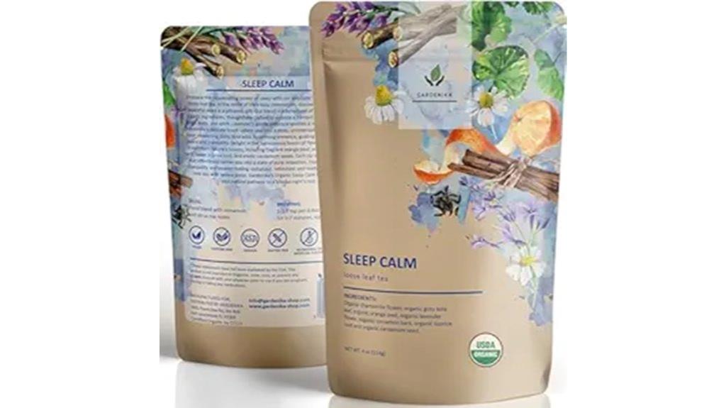 organic sleep tea pack
