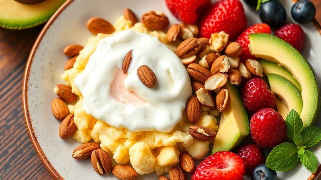 protein rich breakfast suppresses cravings