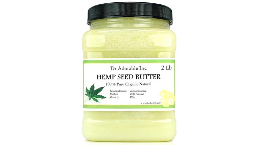pure organic hemp butter