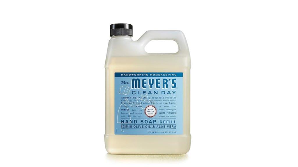 rainwater scented liquid soap