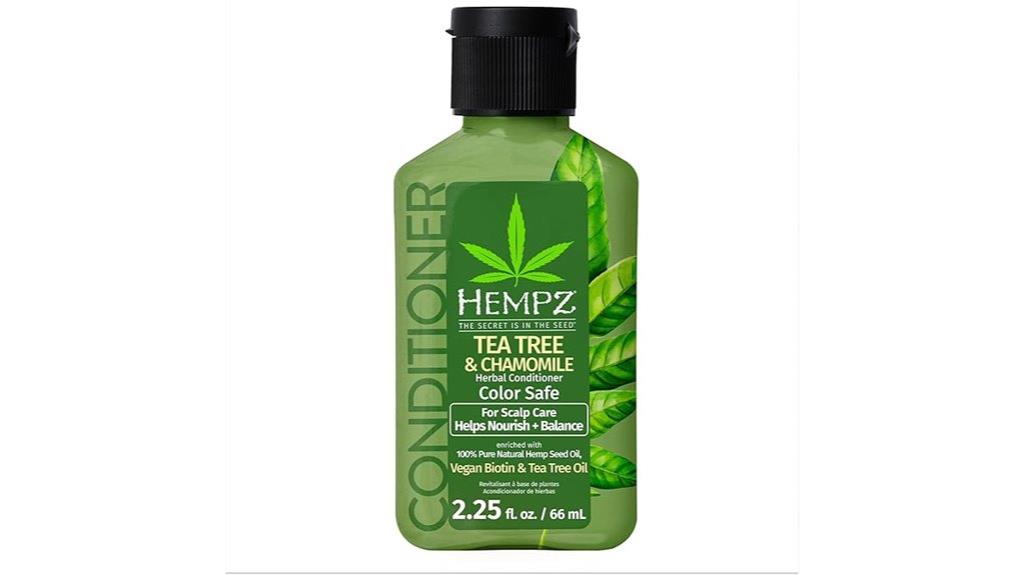 travel sized hemp biotin conditioner
