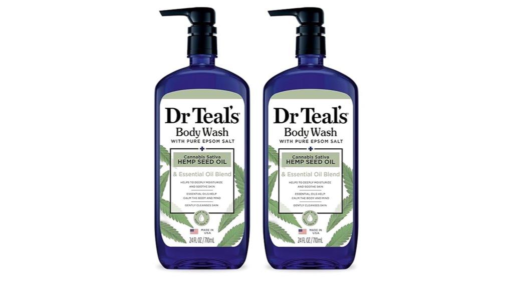 twin pack epsom salt body wash