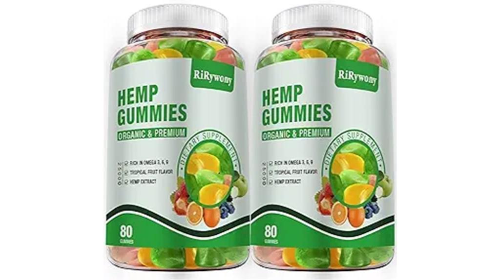 two pack hemp gummies