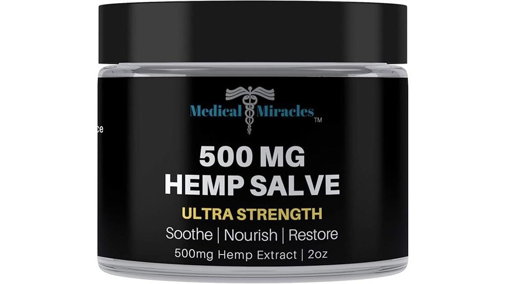 ultra strength hemp salve