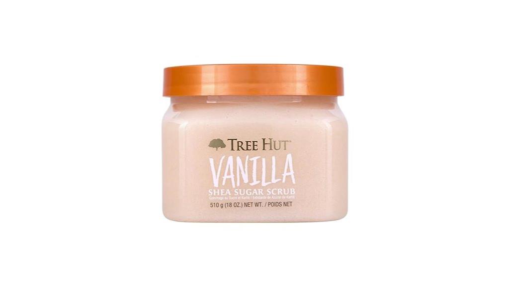 vanilla shea body scrub