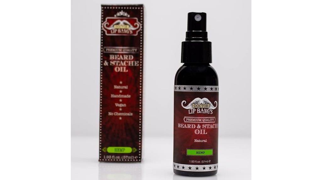 vegan beard and mustache oil