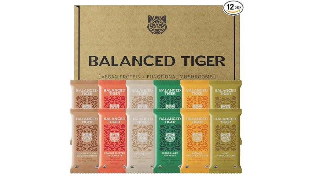 vegan mushroom protein bars