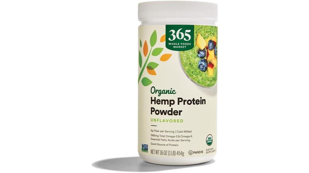 whole foods organic hemp protein